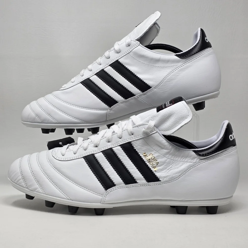 Adidas Copa Mundial Men’s Leather Soccer Cleats White Black Size 13 ID4050 New